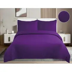 GENERICO - Quilt de Verano King Color Morado TF