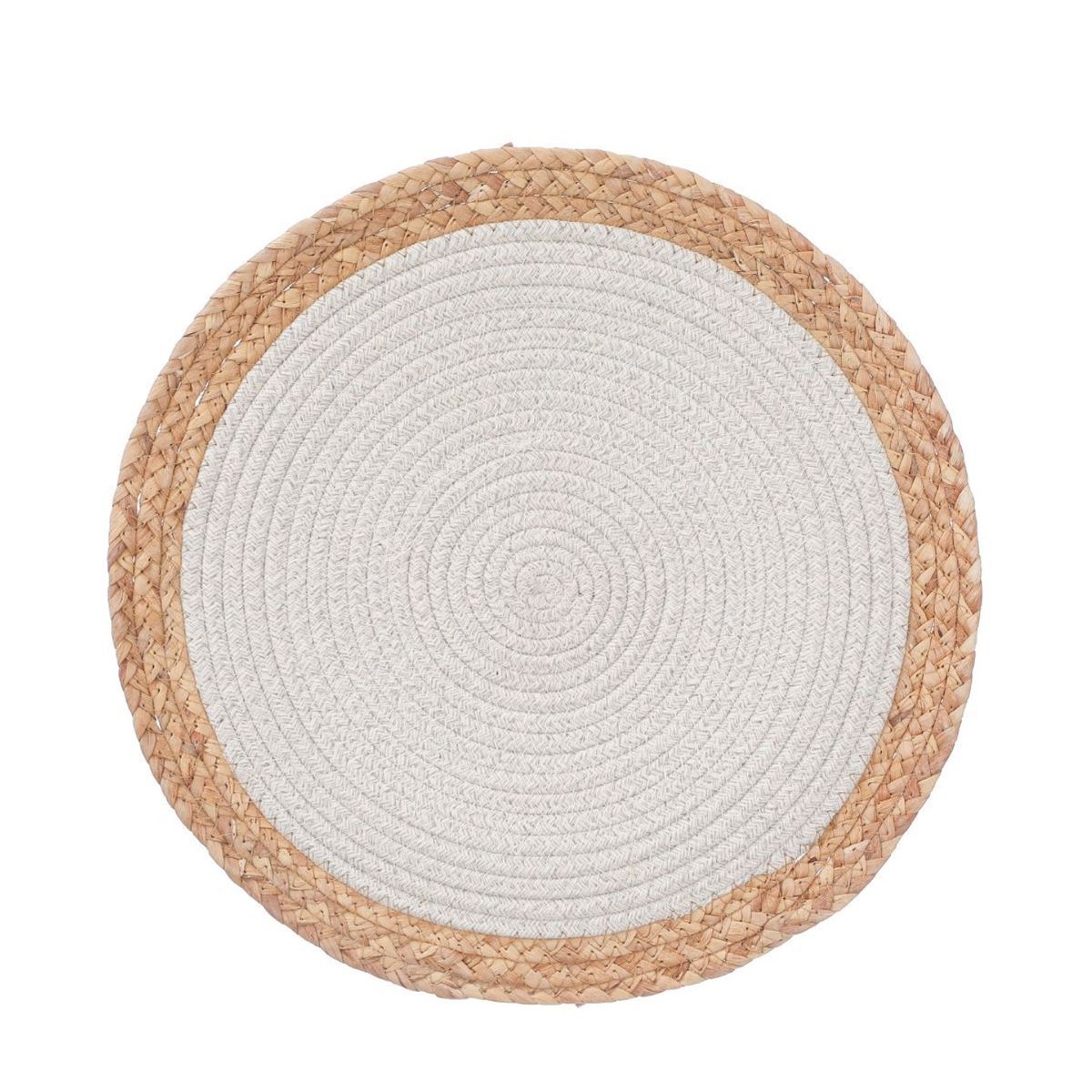 OEM - Individual Mantel De Mesa Individual Mimbre Blanco