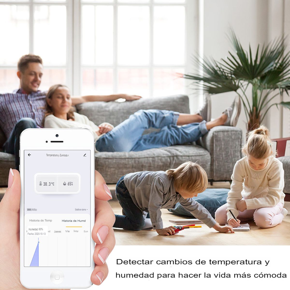 GENERICO - SENSOR DE TEMPERATURA Y HUMEDAD ZIGBEE