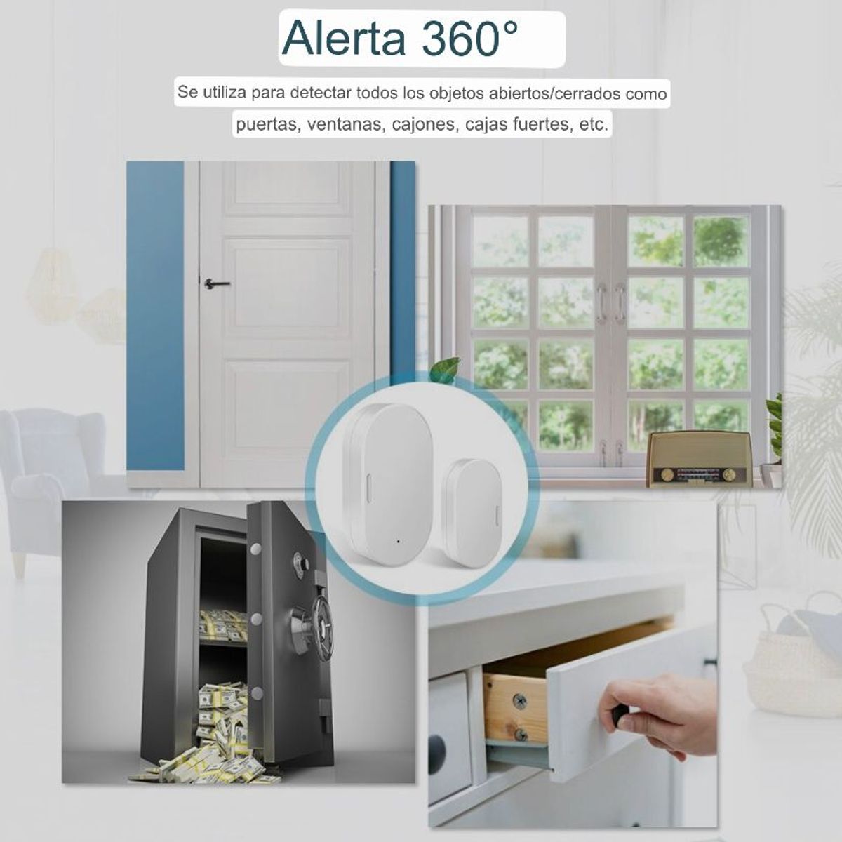 GENERICO - SENSOR PARA PUERTAS Y VENTANAS ZIGBEE