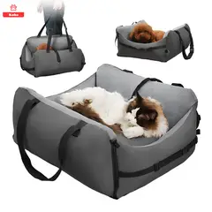 KOBA - Cama Mascota Portatil Tipo Asiento De Auto Para Perros Gatos