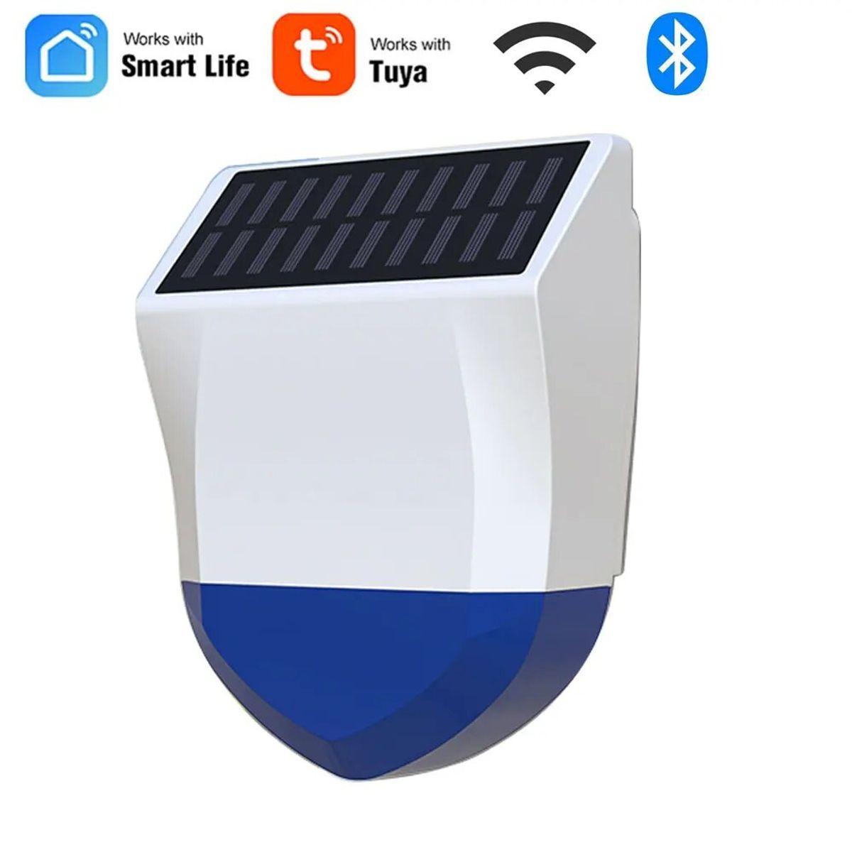 GENERICO - Sirena WI-FI con Panel Solar 