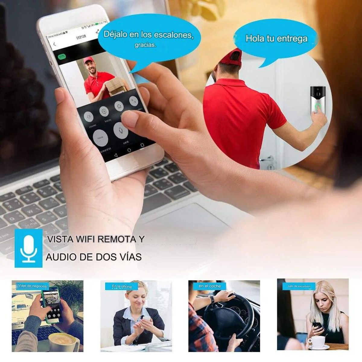 GENERICO - TIMBRE CITÓFONO DIGITAL FULL HD