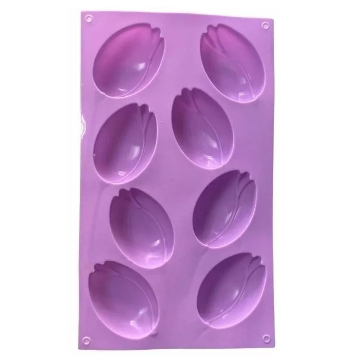 GENERICO - Moldes 8 Espacios Silicona Tulipanes