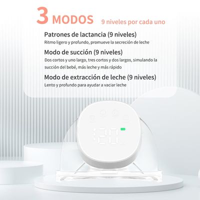 Imagen 2 del producto Extractor de leche eléctrico manos libres 3 modos 9 niveles