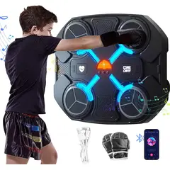 KUANGYE - Máquina De Boxeo Recargable Con Música Bluetooth Luz Led