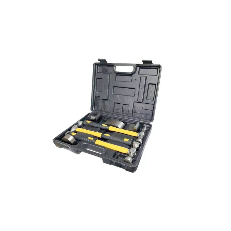 GENERICO - Kit Desabollador Martillo Set 7 Piezas Reparación Carrocería