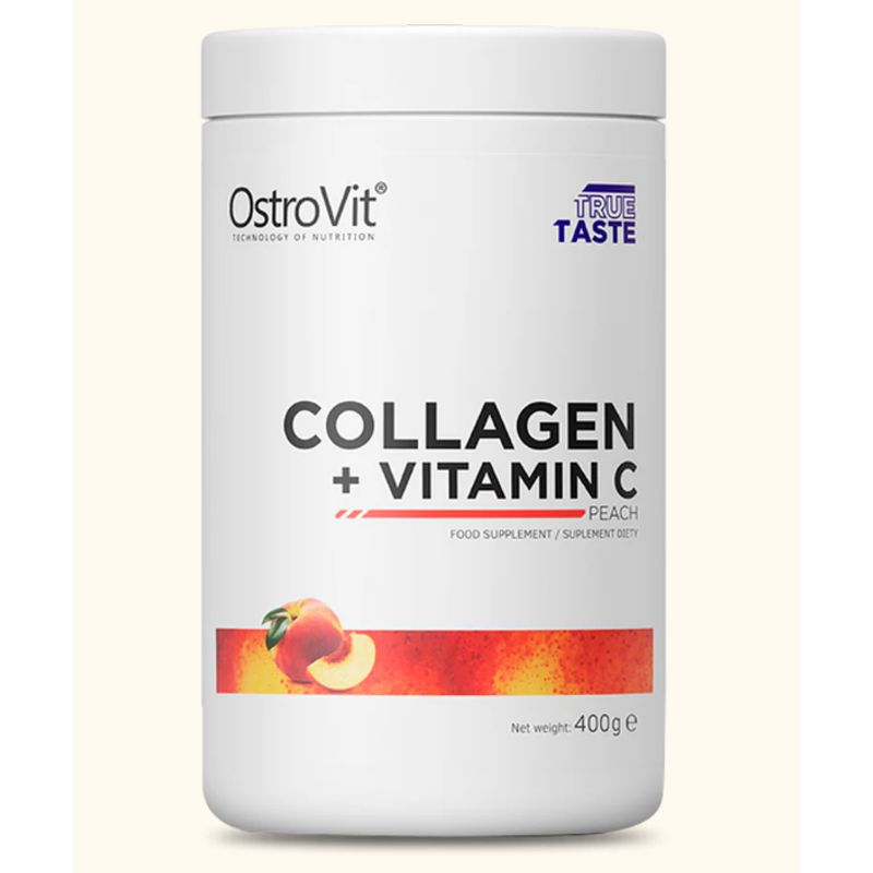 OSTROVIT - COLLAGEN + VITAMINA C PEACH 400GR 40 SERVICIOS - OSTROVIT