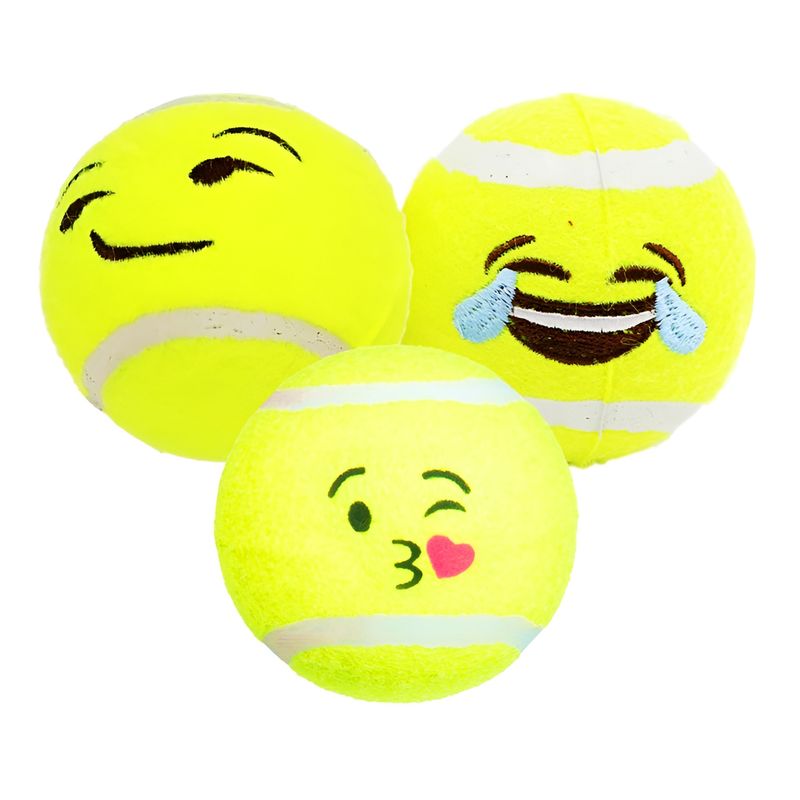 GENERICO - Pelota De Tenis Para Perros Juguete Mascotas Pelota Emoji