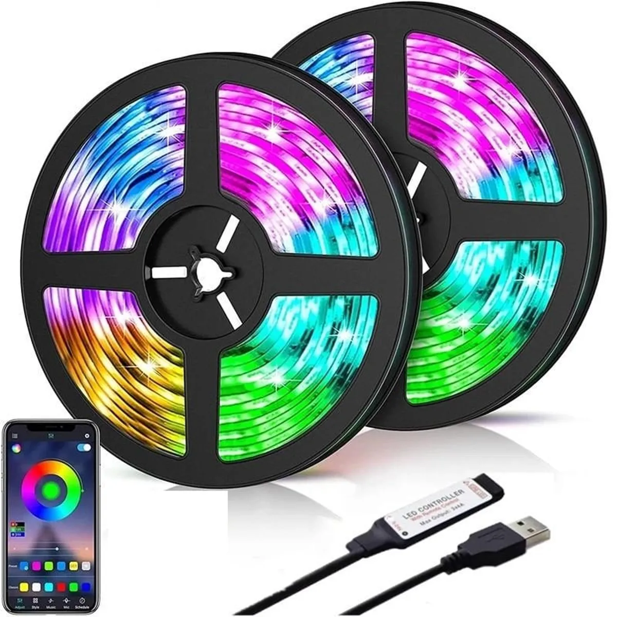 Tira Led WI-FI RGB, marca GENERICO - Foto Principal
