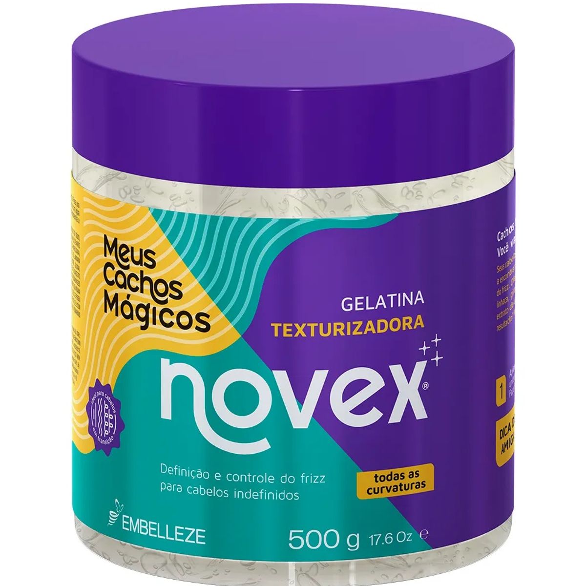 NOVEX - GEL TEXTURIZADA MEUS CACHOS 500G NOVEX
