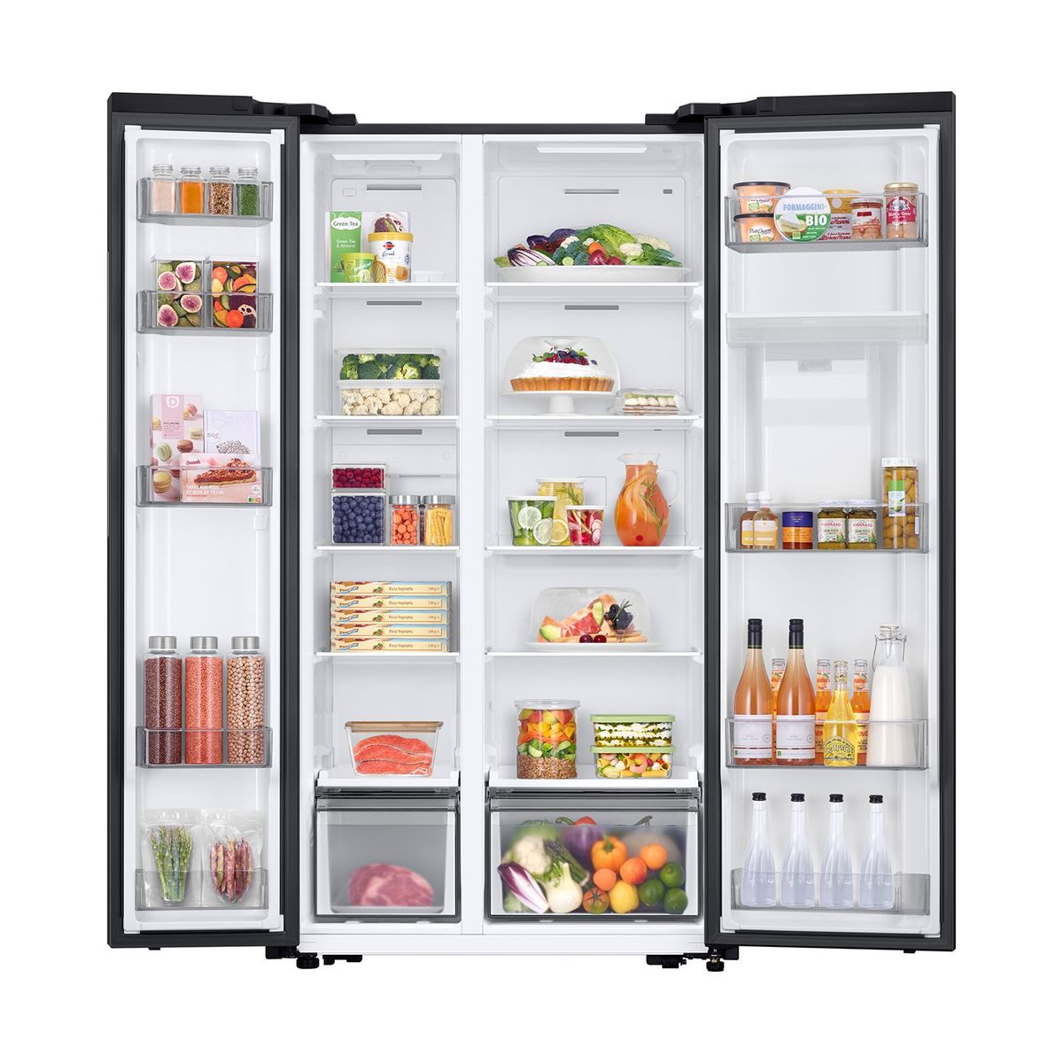 SAMSUNG - Refrigerador Side by Side con dispensador 560L Negro