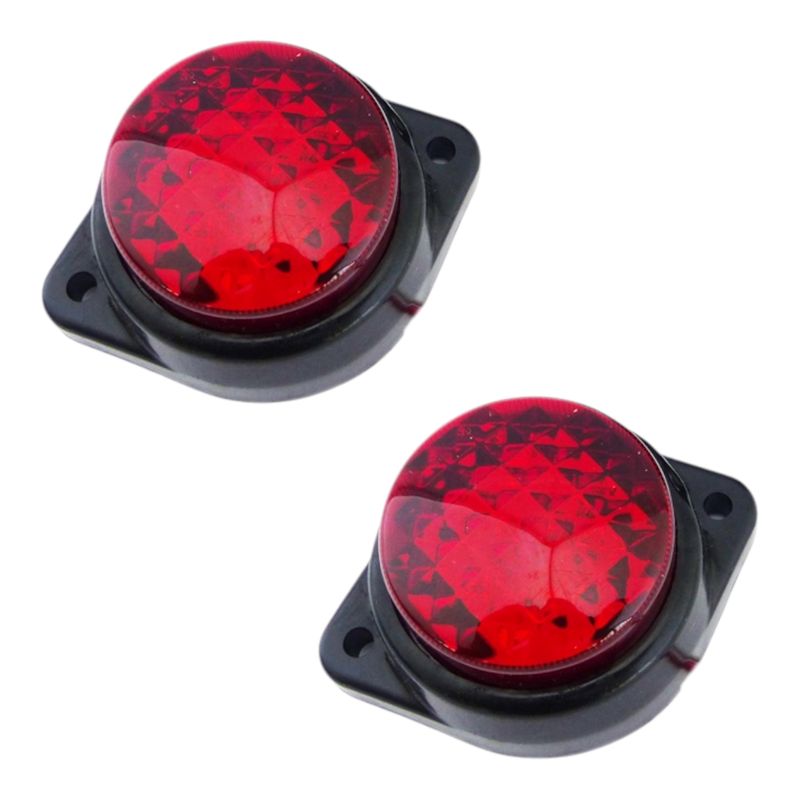 GENERICO - x2 Luz LED Lateral Para Camion El Par 1224 Volt Redondo