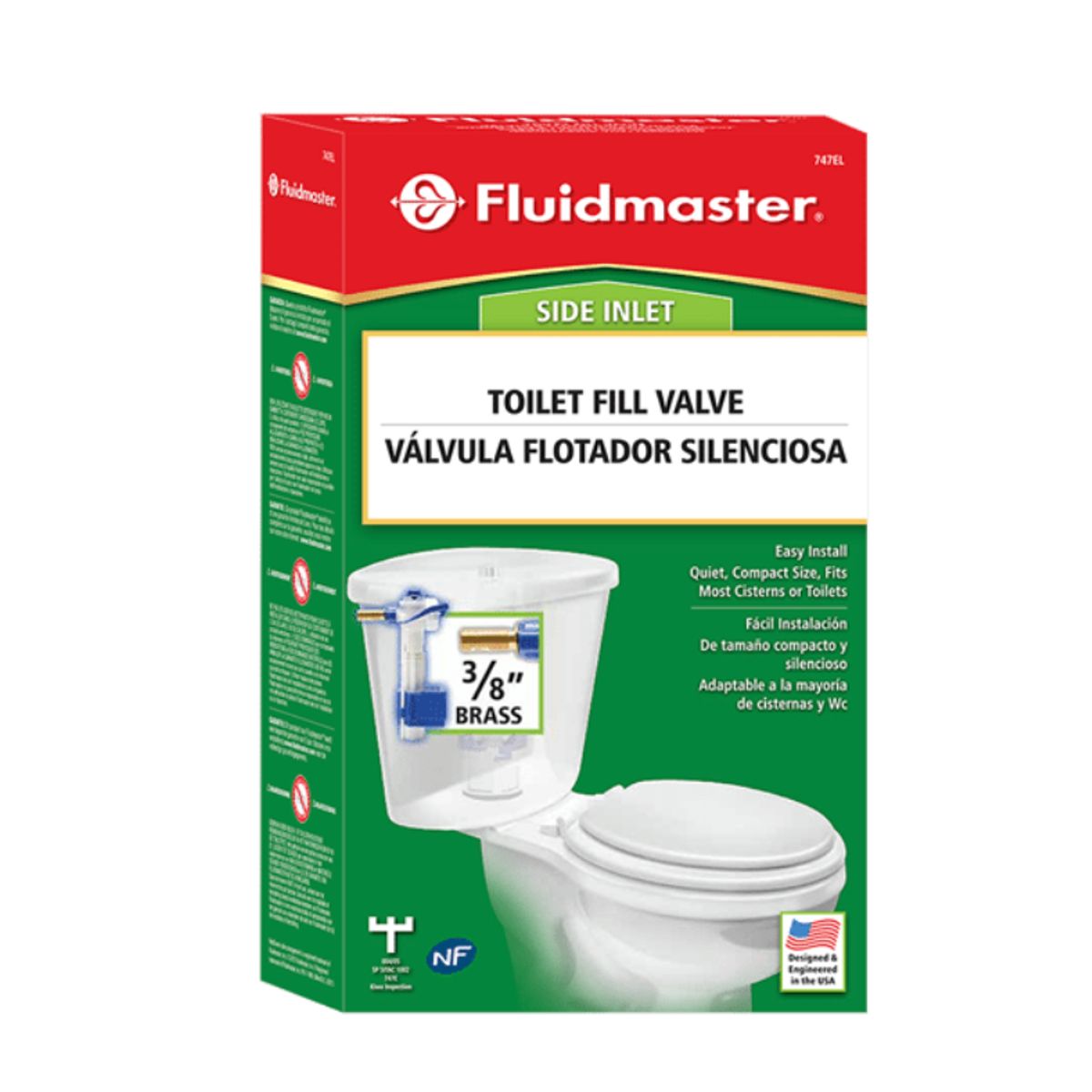 GENERICO - VÁLVULA ESTANQUE 38 ENTRADA LATERAL FLUIDMASTER