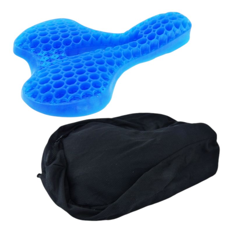 GENERICO - 2x Funda Para Asiento De Bicicleta Con Cojin De Silicona