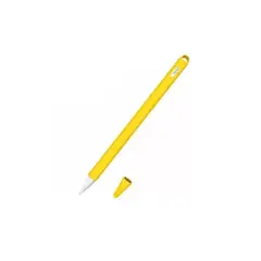 GENERICO - Funda De Silicona Suave Para Apple Pencil 2 Gen-AMARILLO