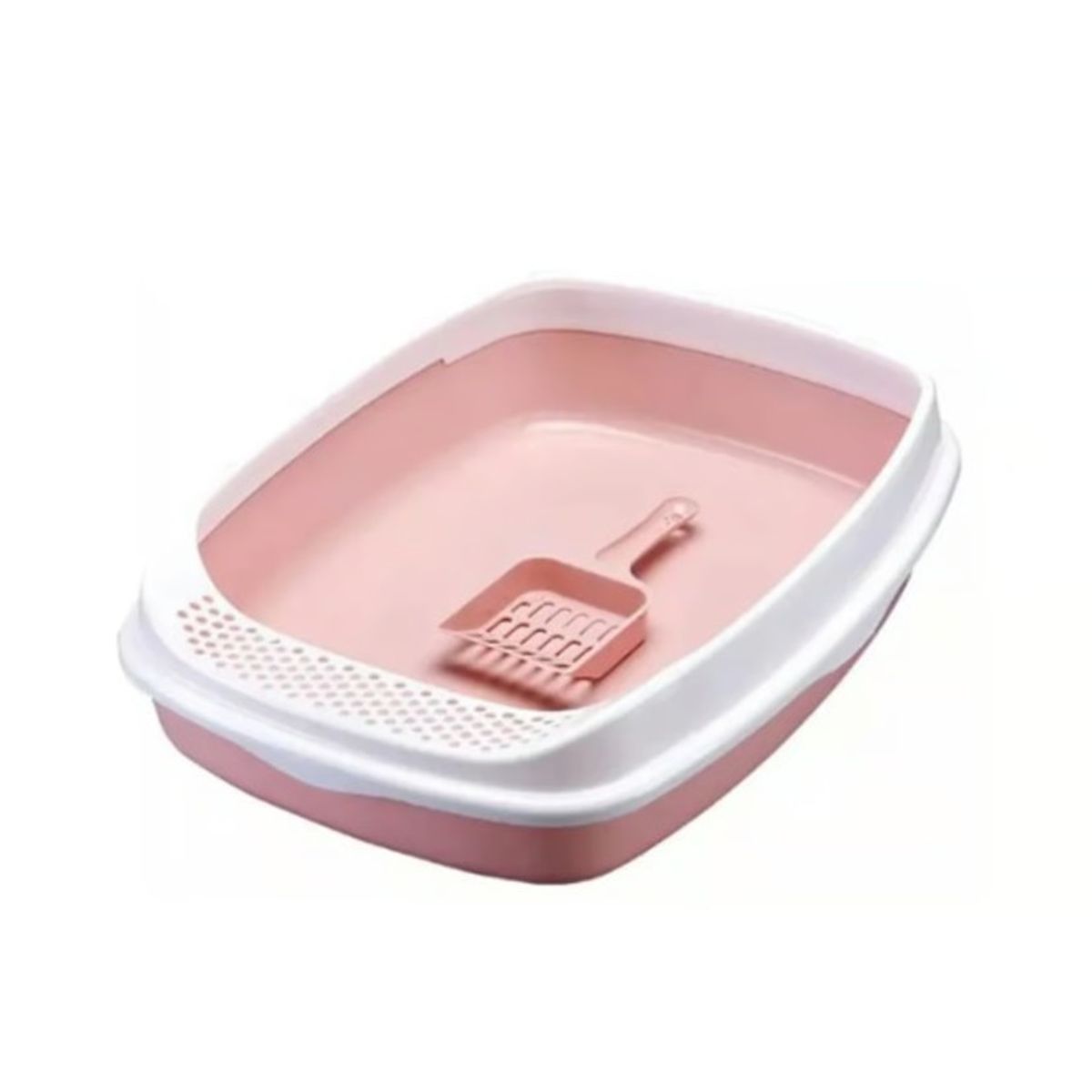 GENERICO - Areneros Para Gatos Rosa Claro Con Pala