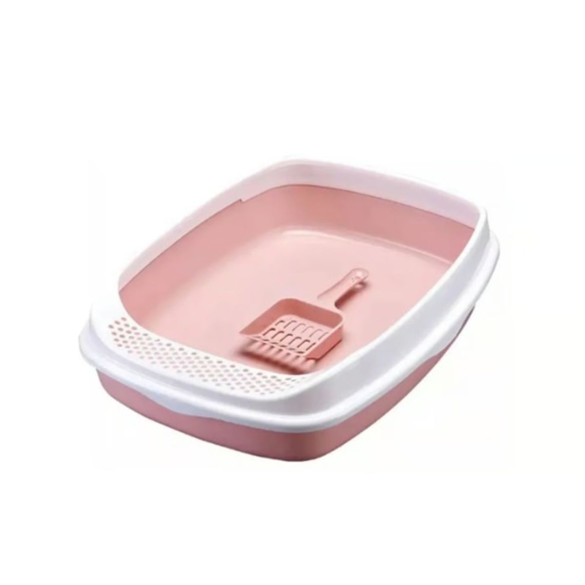 GENERICO - Areneros Para Gatos Rosa Claro Con Pala