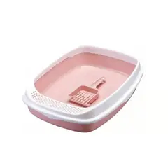 GENERICO - Areneros Para Gatos Rosa Claro Con Pala