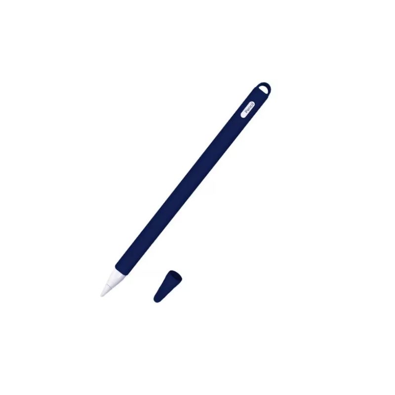 GENERICO - Funda De Silicona Suave Para Apple Pencil 2 Gen-AZUL
