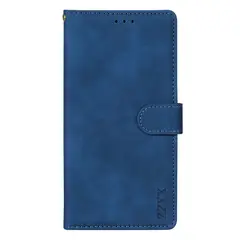 GENERICO - Carcasa Flip Cover compatible con Samsung Galaxy S24 Azul Marino