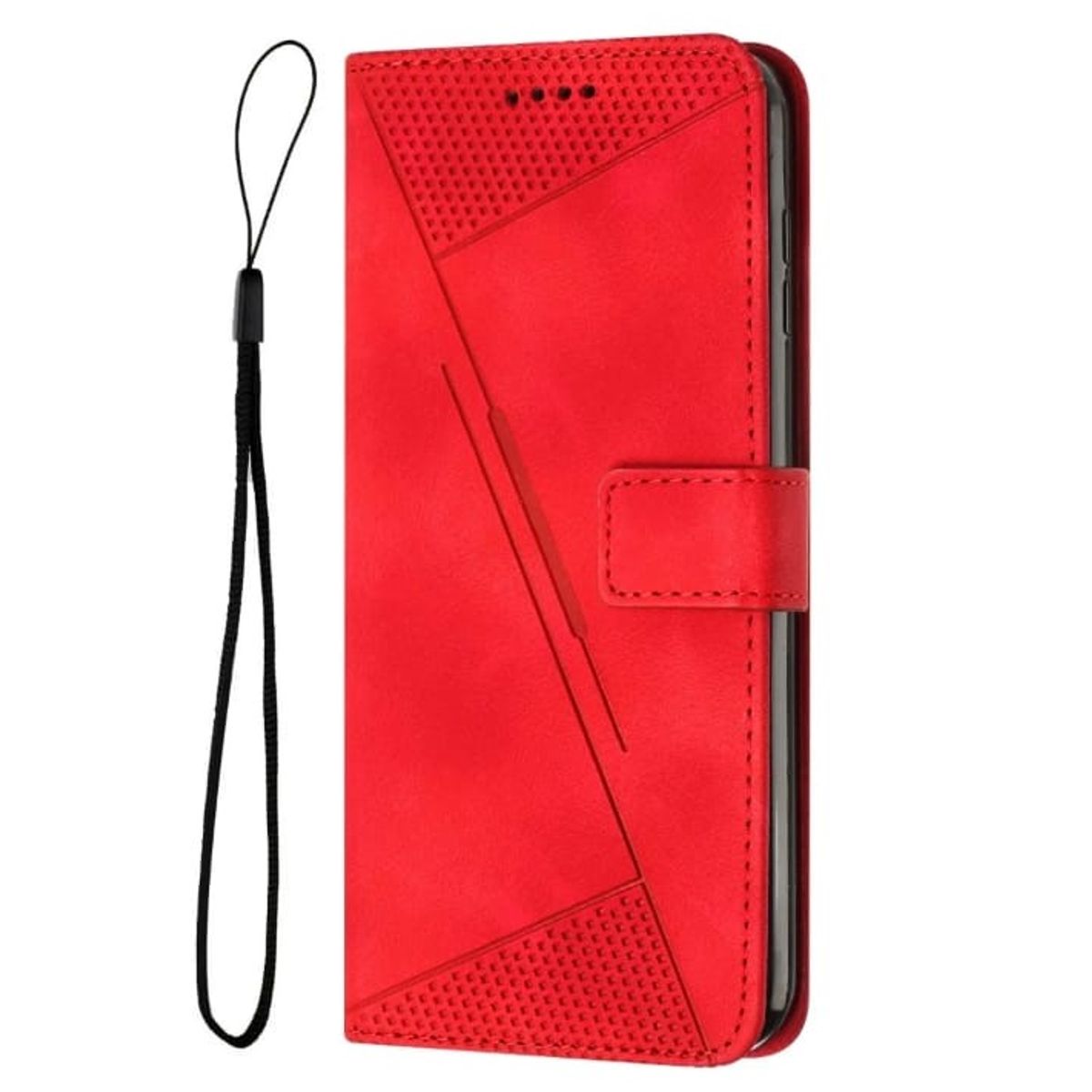 GENERICO - Carcasa Flip Cover compatible con Samsung Galaxy S24 Rojo