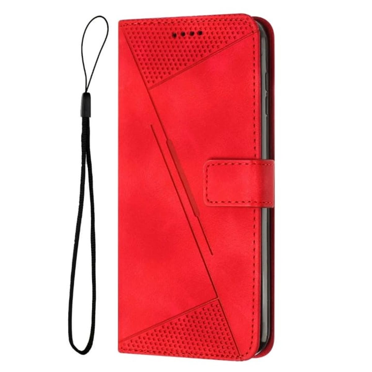 GENERICO - Carcasa Flip Cover compatible con Samsung Galaxy S24 Rojo