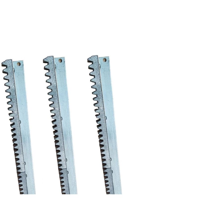 GENERICO - Cremalleras de Aluminio para Portón Automático Pack X 3 unidades