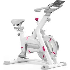 U BUY - Bicicleta Ejercicio Grande Movimiento Fijo Giratoria Blanco