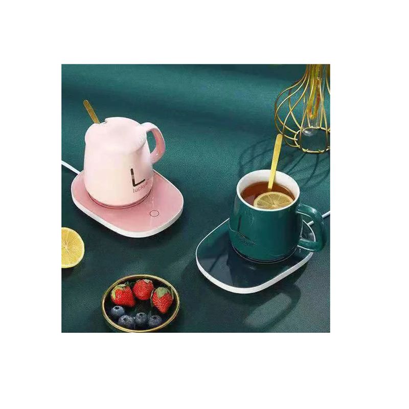 GENERICO - Posavasos Electrico Para Mantener Bebidas Calientes-usb- NEGRO