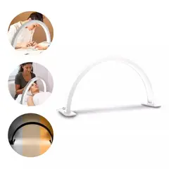 MUNDO MAGIA - Lampara Iluminacion Manicure Media Luna Mesa Escritorio 75cm