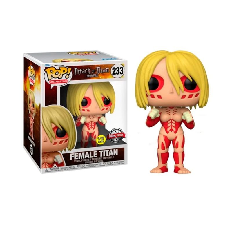 FUNKO - Funko Pop Super Attack On Titan Female Titan Glow 233