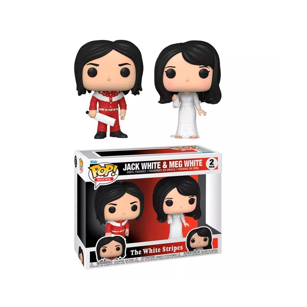 FUNKO - Funko Pop Rocks The White Stripes 2 Pack - Blanco