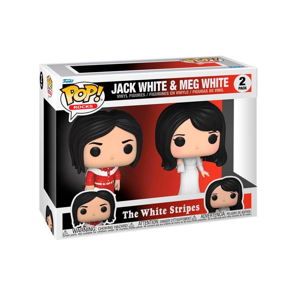 FUNKO - Funko Pop Rocks The White Stripes 2 Pack - Blanco