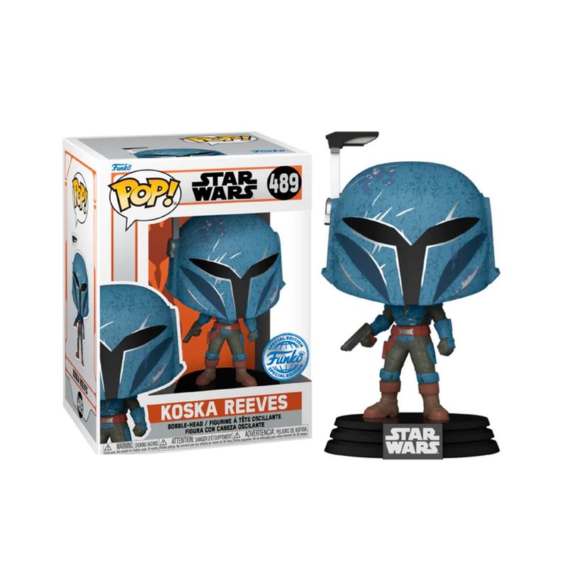 FUNKO - Funko Pop Star Wars Mandalorian Koska Reeves 489 - Blanco