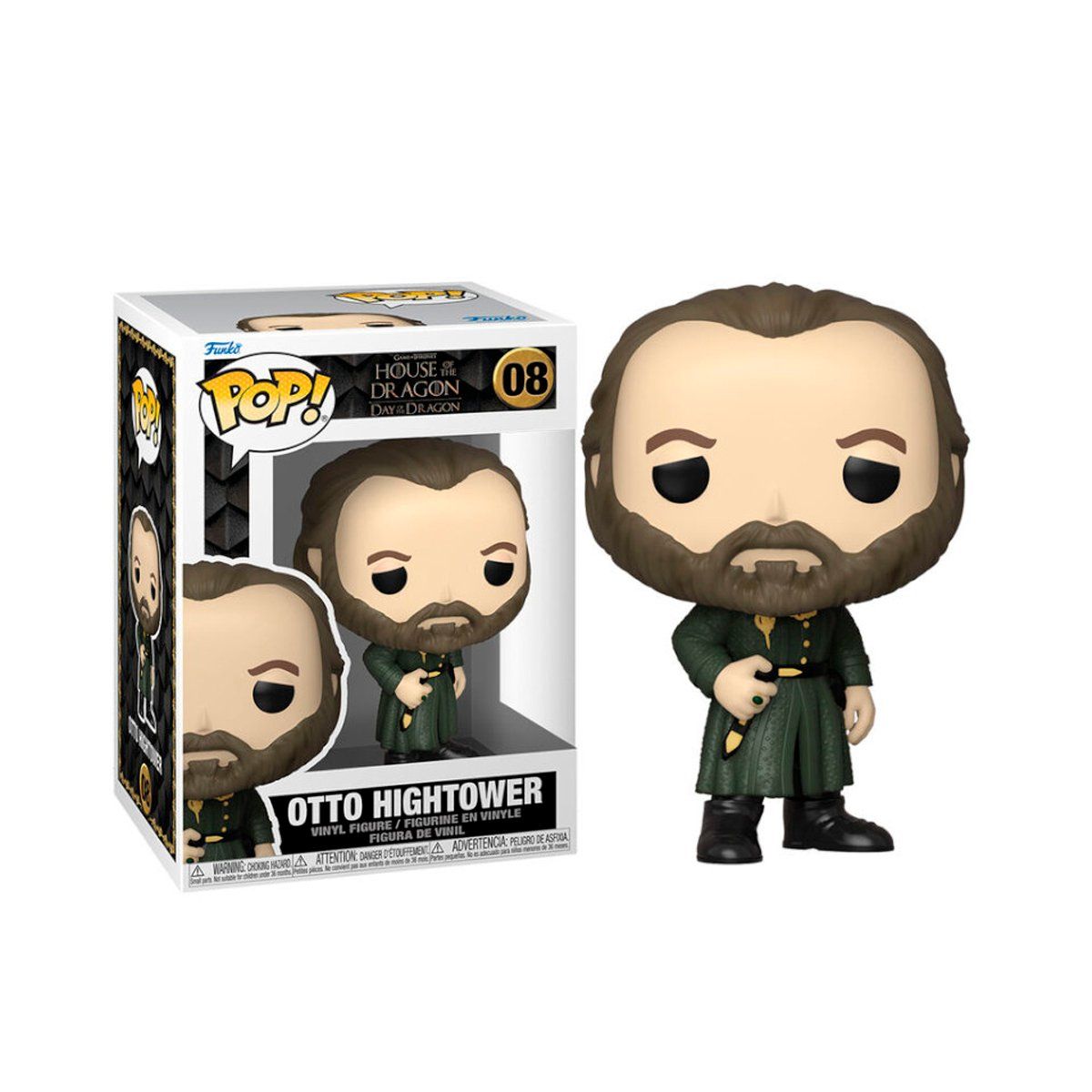 FUNKO - Funko Pop TV House of the Dragon Otto Hightower 08 - Blanco