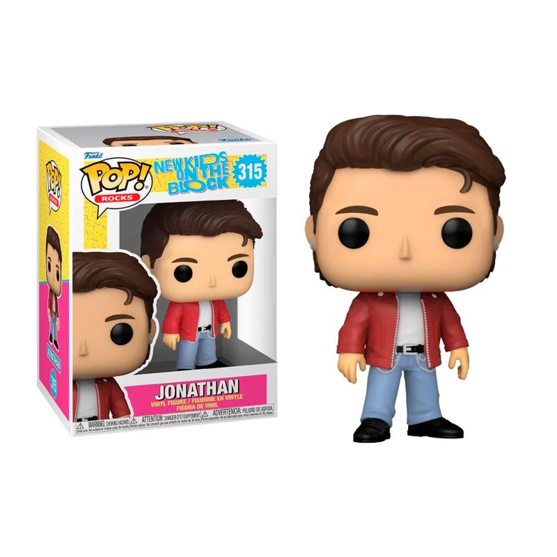 FUNKO - Funko Pop Rocks New Kids On The Block Jonathan 315 - Blanco