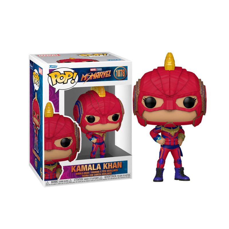 FUNKO - Funko Pop Marvel Ms Marvel Kamala Khan 1078 - Blanco