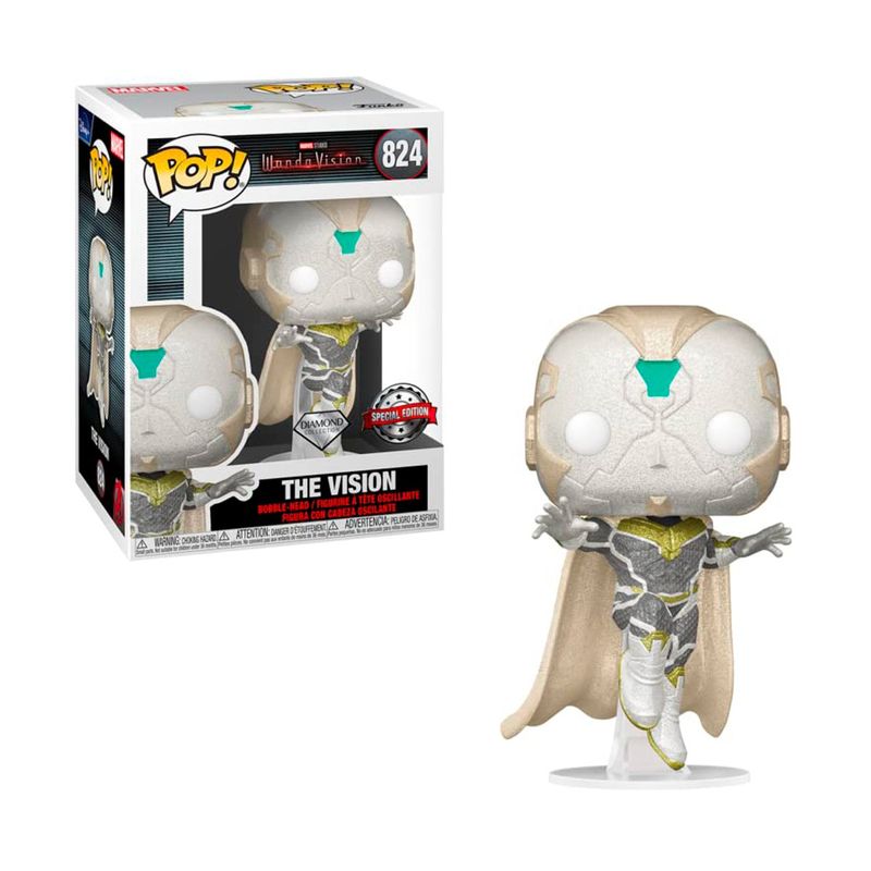 FUNKO - Funko Pop Marvel WandaVision The Vision 824 - Blanco