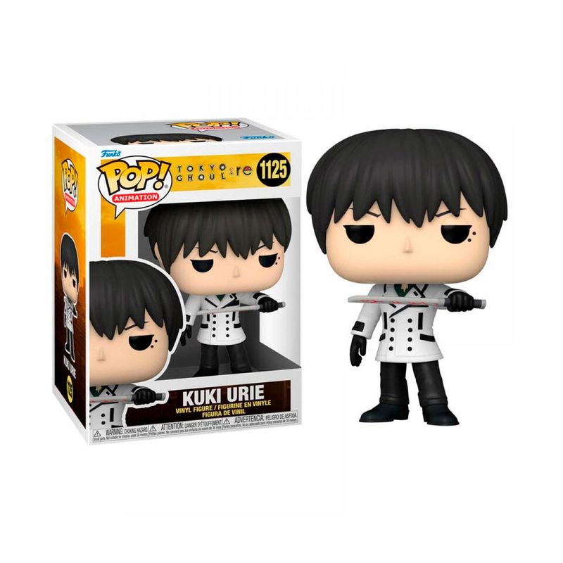 FUNKO - Funko Pop Animation Tokyo Ghoul Re- Kuki Urie 1125 - Blanco