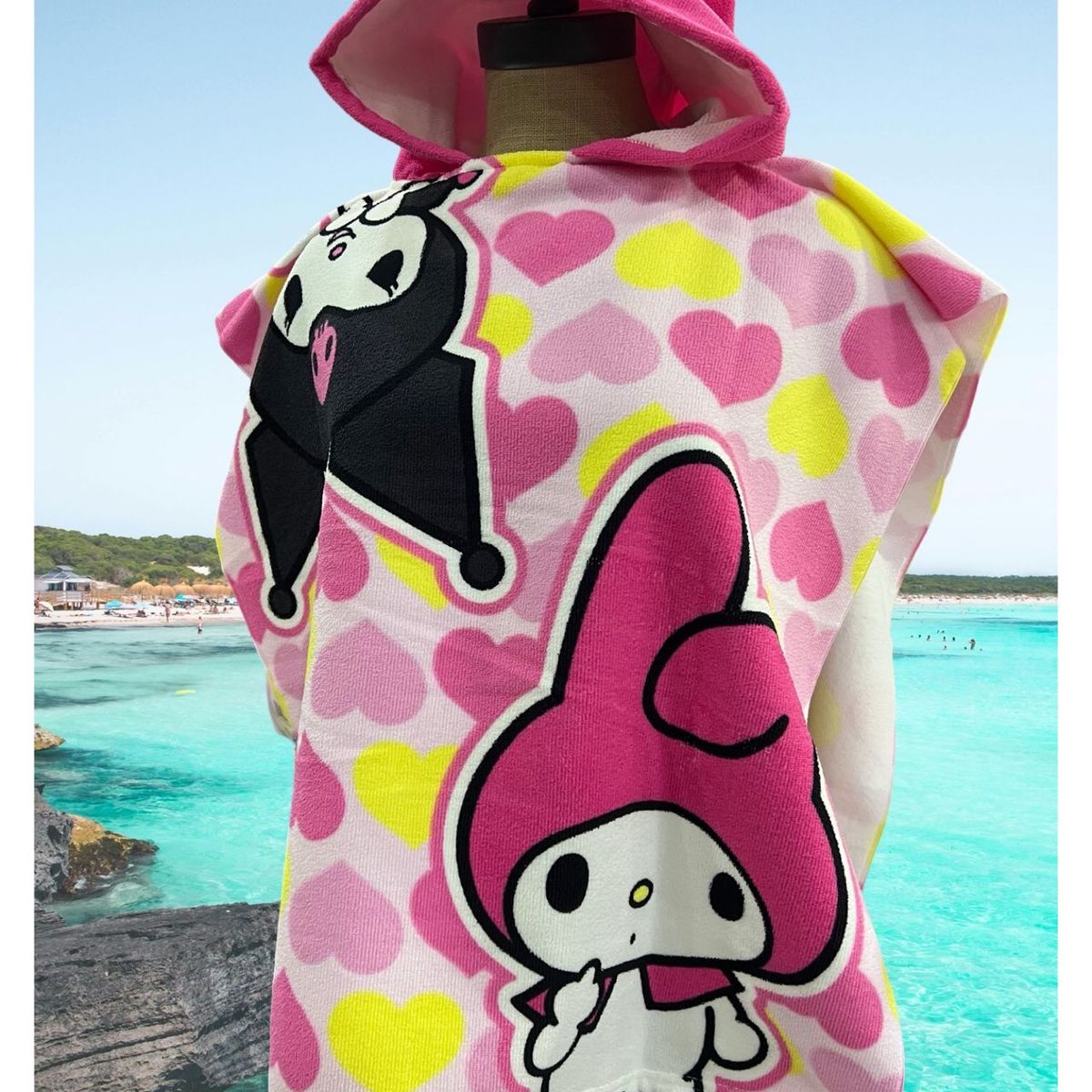 GENERICO - toalla de baño con capucha para niña