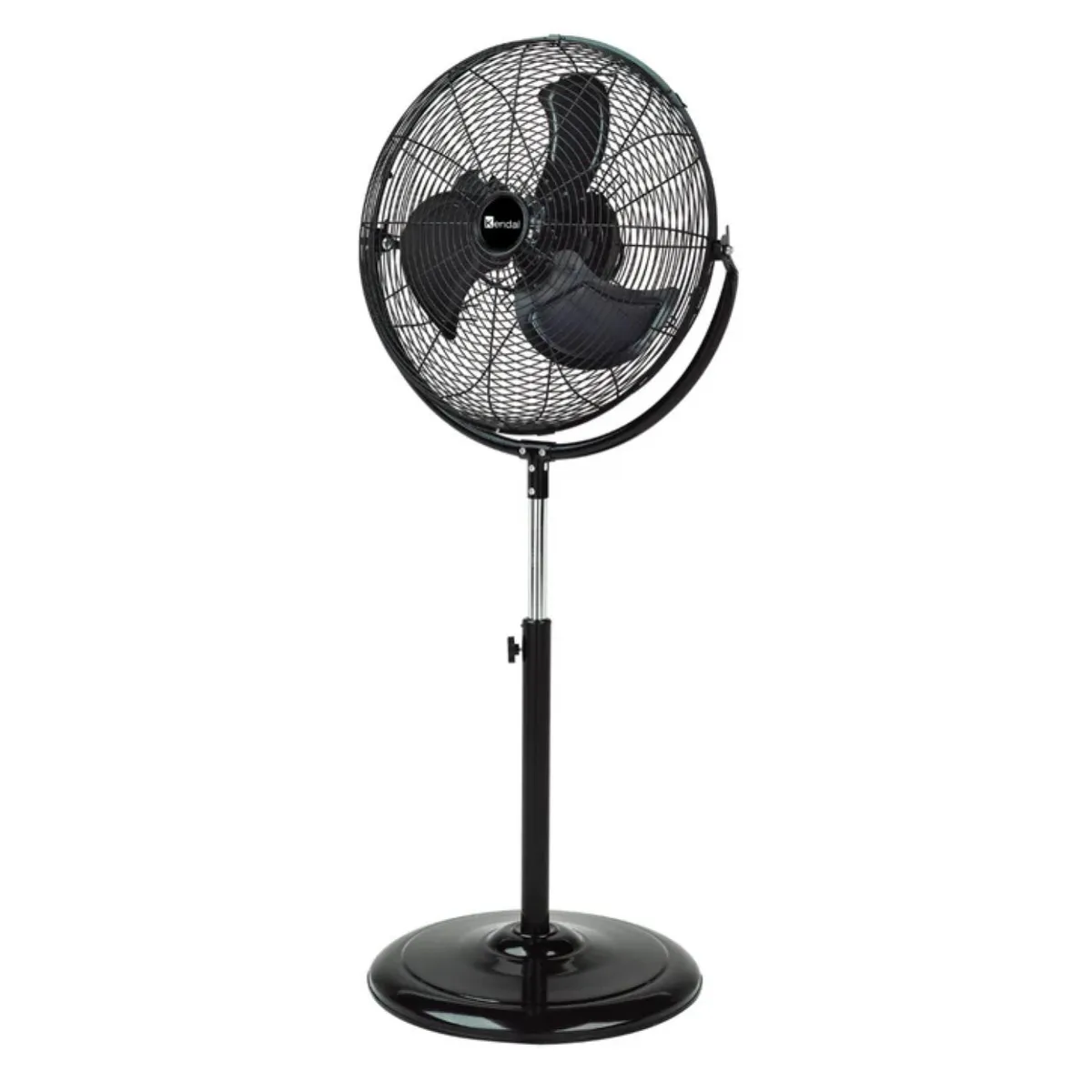 KENDAL - Ventilador Industrial De Pie 20 Pulgadas 200W Negro FES-50