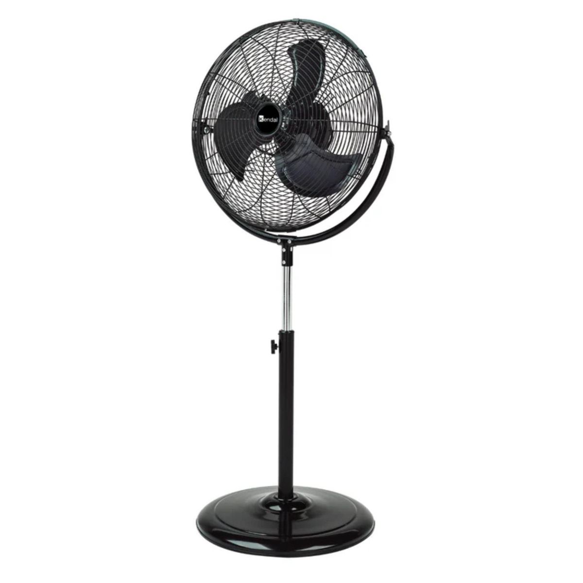 KENDAL - Ventilador Industrial De Pie 20 Pulgadas 200W Negro FES-50