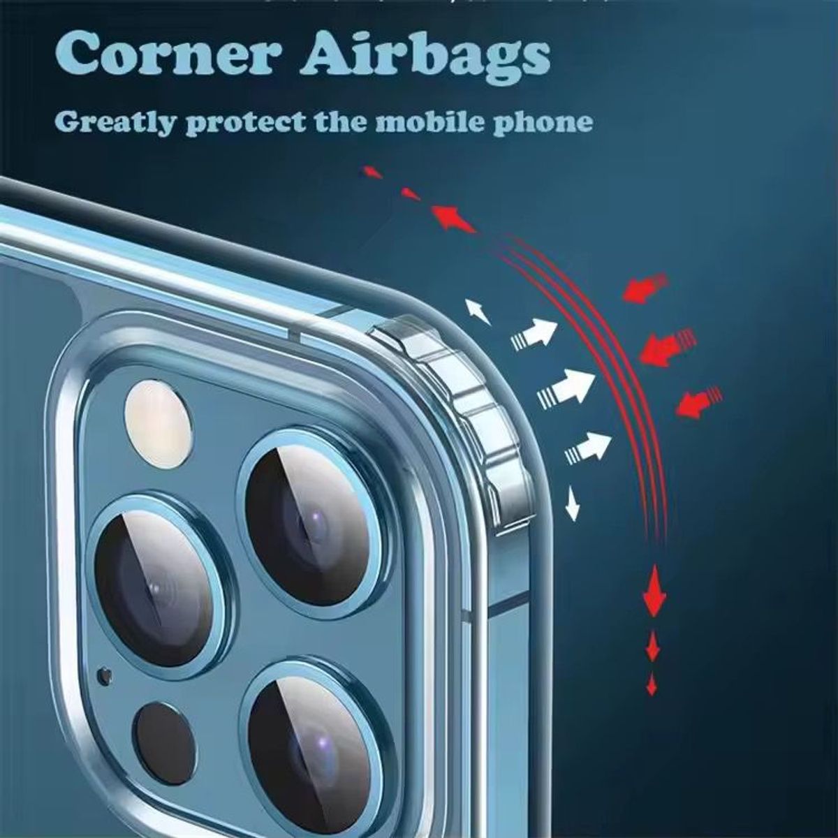 GENERICO - Carcasa / Case Magnética Antigolpes Iphone 16 PRO Corner Airbags