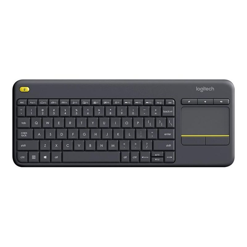 LOGITECH - Teclado Inalámbrico Logitech K400 Plus - Negro