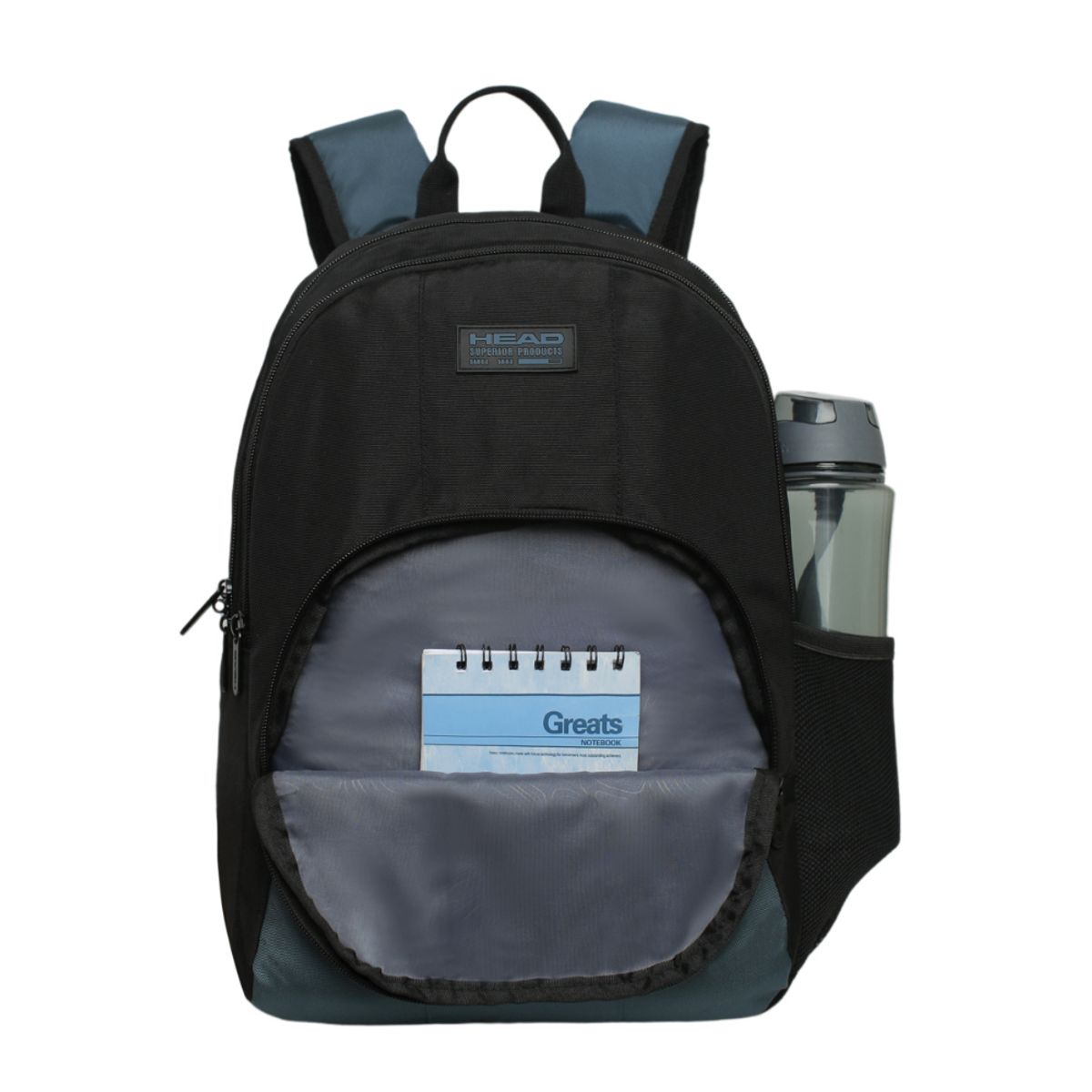 HEAD - Mochila Compacta Chiron Negro Azul Head