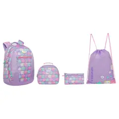 HEAD - Pack Top Escolar Mujer New Gatos Pastel
