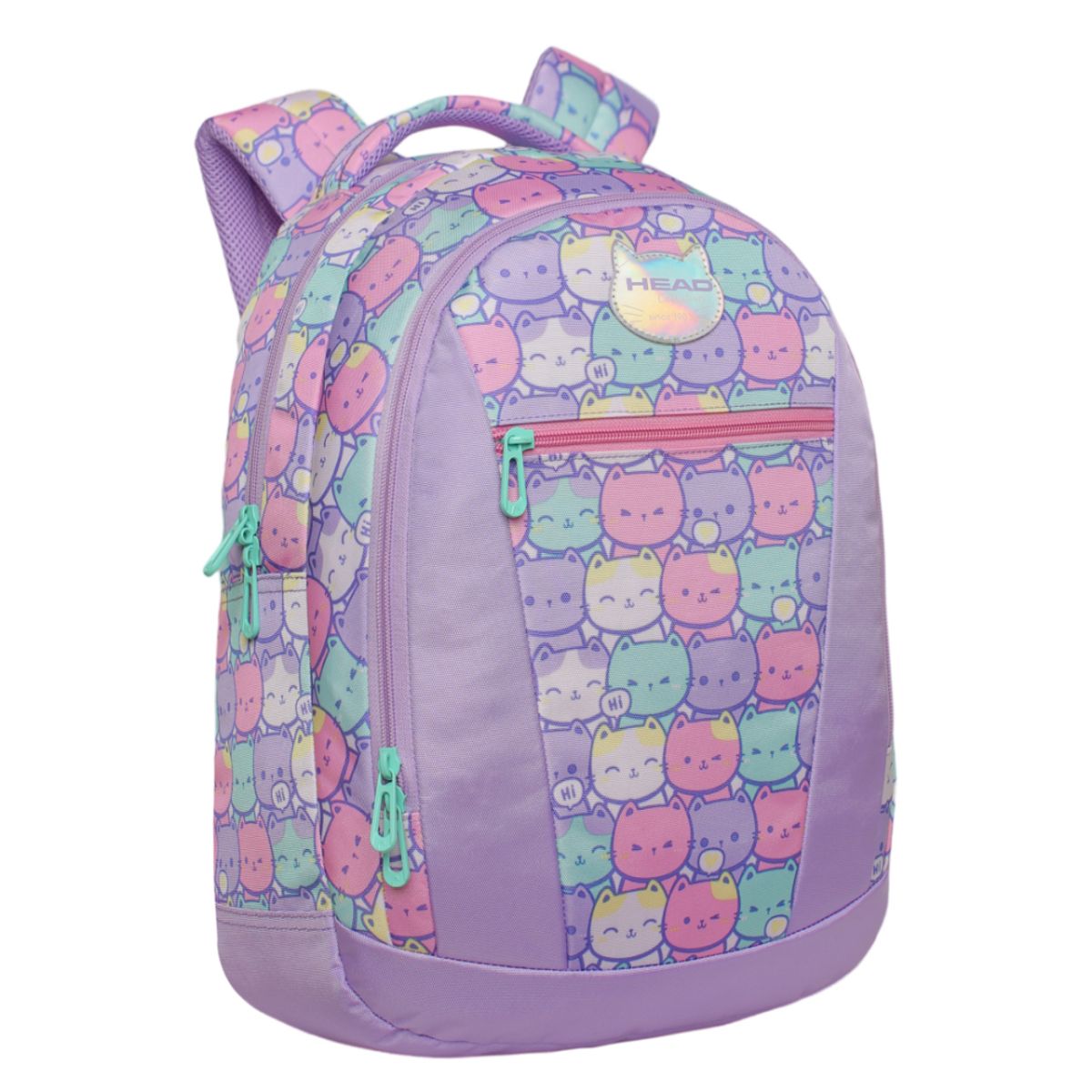 HEAD - Pack Top Escolar Mujer New Gatos Pastel Head