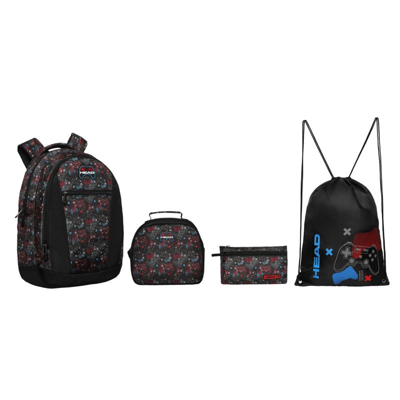 HEAD - Pack Top Escolar Future Gamer Negro Head