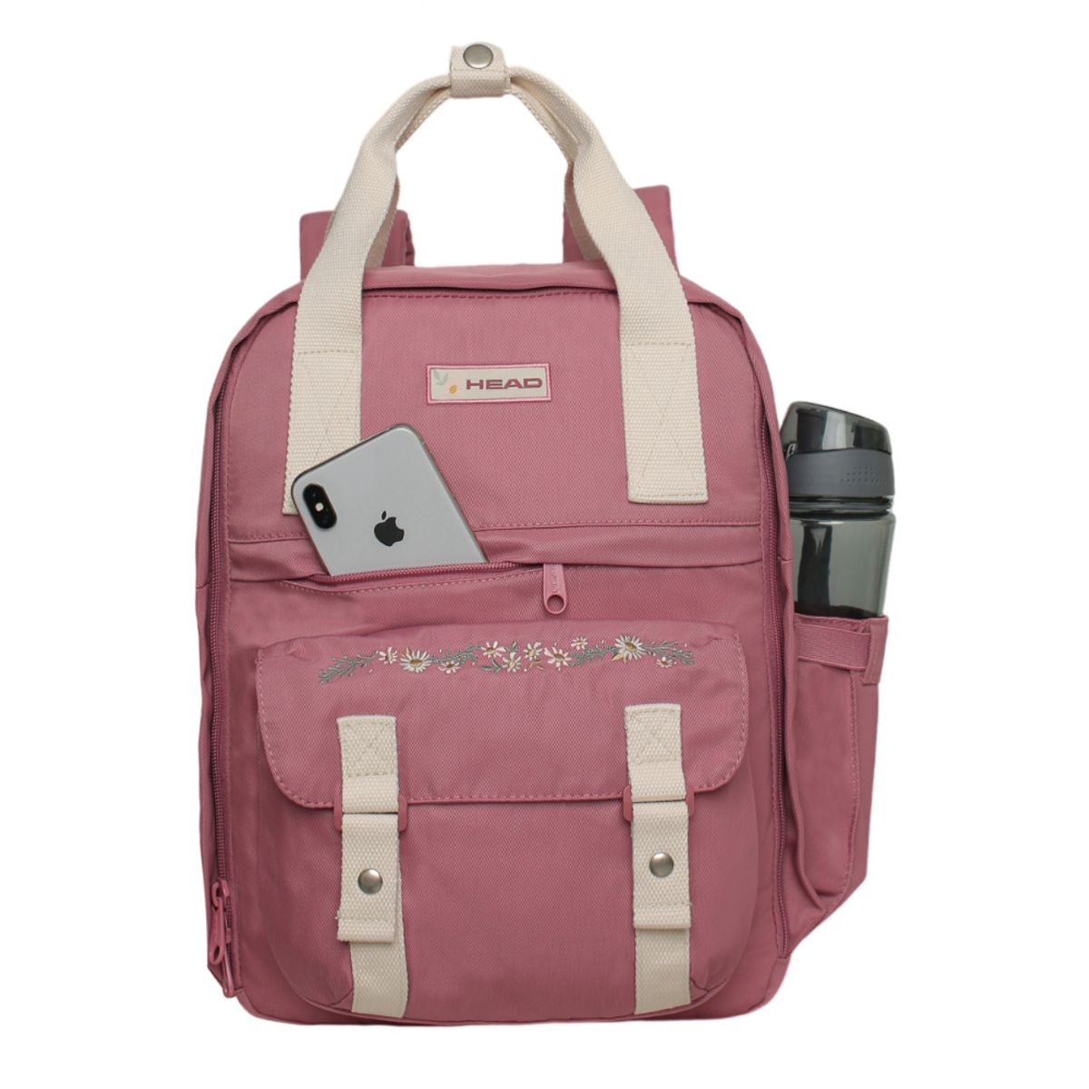 HEAD - Mochila Mujer Moda Omega Bordado Malva Head